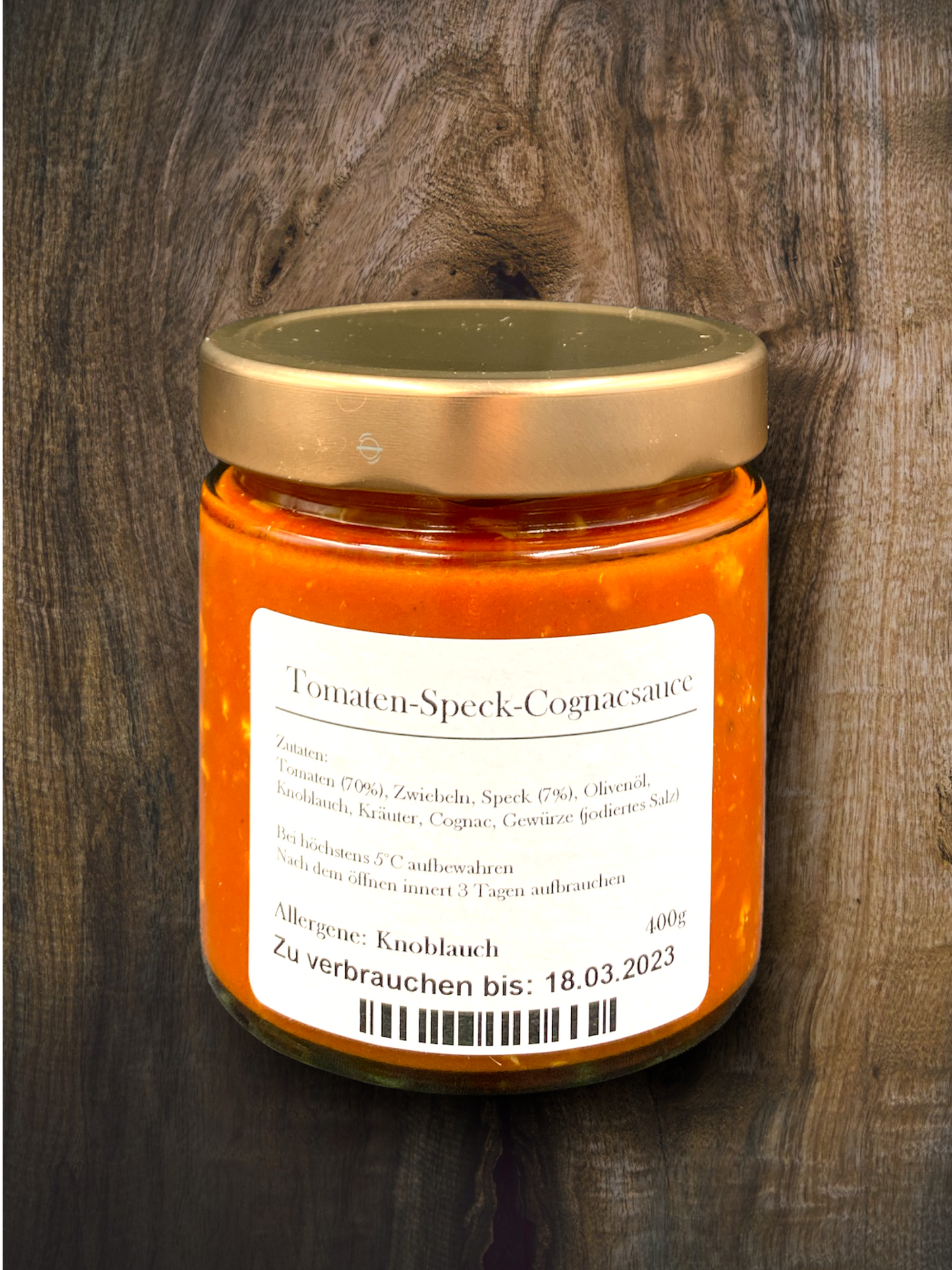 Tomaten-Speck-Cognacsauce